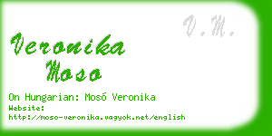 veronika moso business card