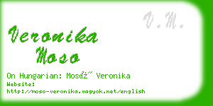 veronika moso business card